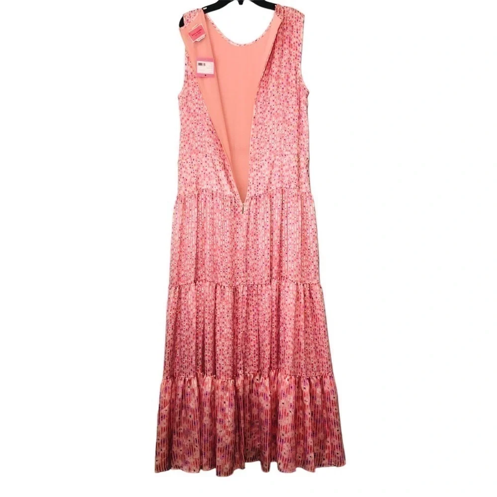 NWT Kate Spade New York Poppy Field Tiered Cottagecore Maxi Long Dress size 10